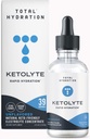 תוסף Electrolyte בתוספת Bundle - Ketolyte Rapidhydrtion Unflavored (39 טיפות) + Daylyte Lemon Daily hydrotion (39 Drops) - סוכר חינם Trace מינרלים טיפות עבור Endurance, Rejuvenation