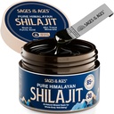 Pure ההימלאיה Shilajit Resin - 500 מ"ג מקס כוח אורגני Fulvic תרכובת עבור גברים ונשים - מעבדה נבדק עם 85+ Trace מינרלים - אנרגיה, Stamina & Mental Performance - 30 גרם ג'ארד