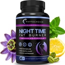 Night Time Fat Burner - Weight Loss Diet Pills with Magnesium Melatonin CLA L-Carnitine that Work at Night, Appetite Suppressant, Carb Blocker, Nighttime Metabolism Booster for Women and Men Caps.