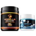 Gorilla Mode Pre Workout (BlackBerry Lemonade) + HydroPrime Glycerol Pre Workout - מקיף עבור Hyper-Hydration, Pump, Power, Endurance ו- Thermoregulation