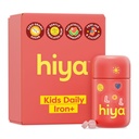 Hiya Iron+ תוספי מזון לילדים - תוסף ברזל גבוה - טעים Strawberry Flavor & Easy on Children's Stomach - No added Sugar & Third Party Tested - 30 Day Refill Supply