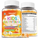 ילדים Multivitamin Gummies - ויטמין A D3 K2, Methylated B-Complex עם אומגה 3, ברזל עבור Immune & פיתוח תמיכה - אורגני מעורב-Berry Flavor Multivitamins לילדים Daily - סוכר חינם & טבעוני