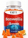 VAITE Boswellia Serrata Gummies 1200 מ"ג - אינדיאני פראנקקטורט עם Acid Boswellic צמחי, תוסף מבוסס צמחי, Joint Support Health Formula, non-GMO, Gluten-Free, Sugar-Free, 60 Chewablessssssandables