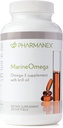 Pharmanex Marine אומגה, אומגה 3 Fatty Acids & קריל שמן תוספת, 1200mg DHA & EPA עבור המשרת, 120 Softgels, תומך הלב, המוח, המשותף, הכולל בריאות
