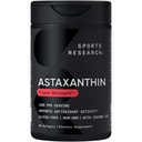 מחקר ספורט ® Triple Power Astaxanthin 12mg w / Organic קוקוס שמן - תוספת Antioxidant עבור Skin & Eye בריאות תמיכה * Soy Free - non-GMO - Gluten Free - 60 Softgels
