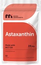 Micro Ingredients Astaxanthin 24 מ"ג עם שמן MCT, 60 Softgels, 2 חודשים אספקה | Max Power Astaxanthin Antioxidantant תוספים | מקור מיקרולגה טרי | Non-GMO, Gluten Free, No Soy