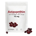 Astaxanthin 12 מ"ג, 120 Softgels, Max Power Antioxidant עם שמן קוקוס, פורמולה טבעית, Absorption גבוהה עבור תמיכה בעין ועור, פורמולה טבעית, non-GMO, Gluten Freeten Free
