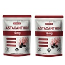 Astaxanthin 12mg Softgels | Natural Algae-Derivedפלט הבוטני (Haematococcus pluvialis)