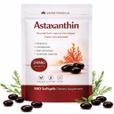 תוספי Astaxanthin, Astaxanthin Antioxidant כמוסות, 180 Softgels, 24 מ"ג כל, 6 חודשים אספקה, מ Microalgae, Gluten-Free, non-GMO, תומך חיים בריאים, מאוזנים.