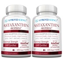 מוסמך מדע ® Astaxanthin 12 מ"ג - תוספת כוח אנטיחמצן - תומך בלב, עיניים, עור - 180 קפסולות טבעוניות - 6 חודשים אספקה