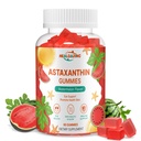Astaxanthin 12 מ"ג תוספי חניכיים: תוספת אנטי-חמצן לתמיכה בעין, עור, משותף מערכת הבריאות Non-GMO & Gluten-Free (60 מסטיק)
