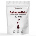תוספת Astaxanthin עם 12 מ"ג Haematococcus Pluvialis Softgels - High Potency Antioxidant Support for Eye, Immune & Skin Health, Algae Based Formula, 120 Softgels (4-Month Supply)