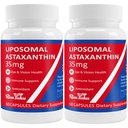 35 מ"ג Liposomal Astaxanthin תוסף - תמיכה אנטי-חמצן עוצמתית לעור, בריאות משותפת ועין - פורמולה טבעית נגד זיוף עם Pure Astaxanthin - טבעוני, non-GMO, 120 קפסולות
