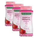 פתרונות אופטיים של Nature's Bounty Optimal Solutions Essential Prenatal Gummies, Folic Acid ו Iodine,Omega 3 ו DHA,25 משרתים,50 Count (Pack of 3)