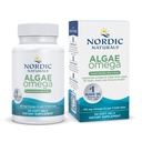 Nordic Naturals Algae אומגה - 60 Soft Gels - 715 מ"ג אומגה 3 - שמן Algae טבעוני מוסמך - צמח מבוסס EPA & DHA - לב, עין, Immune & Brain Health - Non-GMO - 30 משרתים