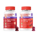 SmartyPants Sleep Gummies Family Bundle: Adults & Kids Sleep Support with Melatonin - Drug-Free, non-Habit Forming, Fruit Flavored, 60 Count (Pack of 2)