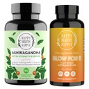 Happy hippie Glow for It Astaxanthin תוסף & אורגני אשוגנדה