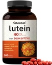 Lutein 40mg + Zeaxanthin 1,600mcg, 360 Softgels | 4in-1 פורמולה עם Astaxanthin, אומגה 3 & Phospholipids