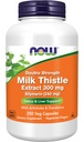 תוספי מזון עכשיו, Silymarin Milk Thistle לחלץ 300 מ"ג עם Artichoke ו Dandelion, כוח כפול, תמיכה Liver Function *, 250 Veg כמוסות (1)