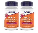 עכשיו תוספים, MK-7 ויטמין K-2 100 mcg, Cardiovascular Support*, תמיכה בריאות העצם*, 180 ואג קפסולות (Pack of 2)