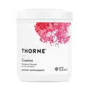 THORNE Creatine - אבקת Creatine Monohydrate Micronized - תמיכה בשרירים ותפקוד קוגניטיבי* - עבור נשים וגברים - סטרוברי - מוסמך NSF עבור ספורט - 5 גרם לכל משרת - 60 משרתים