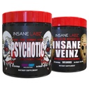 Psychotic, Insane Veinz, Pre Workout Stack (Gummy Candy and Unflavored)