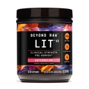 BeYOND RAW LIT V2 כוח קליני למנוע אבקה, Hits Harder, Bigger Pumps, Caffeine, L-Citrulline, Creatine, Watermelon, 30 משרתים