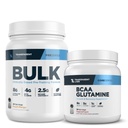 Transud Labs Bulk Pre-Workout (30 משרתים, Peach מנגו) & BCAA Glutamine (30 משרתים, טרופי Punch)