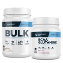Transud Labs Bulk Pre-Workout (30 משרתים, Peach מנגו) & BCAA Glutamine (30 משרתים, Strawberry Lemonade)