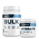 Transud Labs Bulk Pre Workout אבקת עבור בניית שרירים וחוזק 30 משרתים, Blue Raspberry & hydrote אלקטרוליט אבקת עם מים קוקוס, טאורין, ופוטאסום 40 משרתים, Peach מנגו