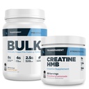 Transud Labs Bulk Pre-Workout אבקת (30 משרתים, Peach מנגו) & Creatine HMB (30 משרתים, Strawberry Lemonade)