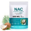 תוסף NAC Softgels, 300 Softgels N-AcetyI-L-Cysteine תוסף עם שמן קוקוס ו- MCT, אנטי-חמצן ותמיכה בריאות סלולרית, תפקוד תקין non-GMO, Gluten Freeten Freeten