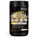 אבקת חלבון לא משועבדת - 24g Whey, Milk & Pea Isolate Band with MCTs - No rBGH, Gluten-Free - Perfect for Coffee & Baking - 16 משרתים