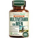 Multivitamin for Men – Methylated Multivitamin – Daily Wellness – 60 Caps