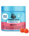 Best Nest Wellness Mama Bird Prenatal Multi Plus - תוספת טיפול טרום לידתי תומכת המוח & Digestive בריאות - טבעוני Multivitamin עם Methylfolate & More - Strawberry, 60 מסטיקים (30 משרתים)