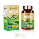 Lutein עין ויטמינים תוספת למבוגרים - 90 קפסולות, תמיכה בריאות העין עם Zeaxanthin, Zinc, ויטמינים C & E, פורמולה טבעונית עבור הגנה לאור כחול Macular תמיכה (1)
