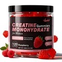 Creatine for Women MG, Creatine Gummies, Creatine Monohydrate תוסף עבור צמיחה שרירית, כוח ואנרגיה תמיכה, סוכר חינם טרום עבודה חניכיים 120 ספירת Raspberry Flavor