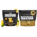 קבלות בבולkized Karatine Monohydrate לנשים וגברים, אבקת Soluble Pre Workout, תומך בניין שרירים, כוח וביצועים, לימונדה לא משועבדת ומתוקה, 60 משרתים
