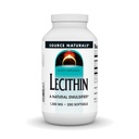 מקורות טבעיים Lecithin 1200 מ"ג, A Natural Emulsifier - 200 Softgels
