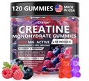 Creatine Monohydrate Gummies מורכב 8000 MG עבור נשים גברים, קריטין מסטיקמי עם טאורין BCAA עבור תמיכה אנרגיה וכוח שרירים, סוכר חינם Pre-Workout תוספת תוספת עבודה