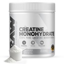 RAW Nutrition Creatine Monohydrate אבקה, Unflavored (30 משרתים) - תוסף Micronized Creatine Monohydrate עבור ביצועי עבודה, לבנות שריר וכוח - אבקת קריאטין לגברים ונשים