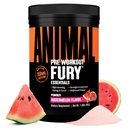 Animal Fury Pre Workout אבקת תוספת של אנרגיה להתמקד 5g BCAA 350 מ"ג Caffeine Nitric Oxide ללא Creatine Powerful Stimulant for BodyBuilders, Watermelon