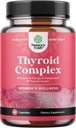 תמיכה Thyroid מתקדמת עבור נשים עם Ashwgandha - תוספת מותאמת Thyroid עם L Tyrosine Rhodiola ו Astragalus Root - non-GMO Balancing Herbal Thyroid אנרגיה תוספת בריאות נשים