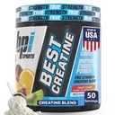 BPI Sports Best Creatine - Creatine Monohydrate Powder for Men & Women, Himalayan Salt - Strength, Pump, Endurance, Muscle Growth, Muscle Definition - No Bloat – Fruit Punch – 50 servings – 10.58 oz