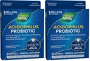 דרכו של הטבע Acidophilus Probiotic Pearls, Supports Digestive Balance & Gut Health, Reduce Occasional Constipation ו Bloating*,1 מיליארד תרבויות,30 Softgels,(Pack of 2)