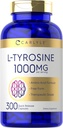 קרלייל L Tyrosine קפסולות 1000 מ"ג | 300 Count | Quality Class | לגברים ונשים | Non-GMO & Gluten Free Supplement