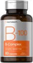 Horbäach B-100 ויטמין מורכב | 60 קפסולות | Non-GMO Gluten Free Supplement