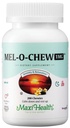 Maxi Health Melatonin 1 מ"ג Chewable - עזרה בשינה מלטונין כדי לעודד שינה טבעית - non-Habit טפסים תוספת עם Enzymax עבור כוח תמיכה מהיר (200 יחידות)