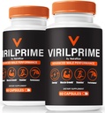 (2 Pack) VirilPrime Pills, Official Viril Prime Capsules, Premium Male Formula to Fuel Daily Energy, Stamina & Peak Performance, Supports Overall Health and Fitness, Natural VirilPrime (120 Capsules)