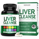 Liver Cleanse Detox & Fix (27 ב 1 פורמולה - Milk Thistle, Dandelion Root, Turmeric, Artichoke Extract & More) - תוספת ניקוי Detox, תמיכה Liver למבוגרים, טבעוני - 60 קפסולות